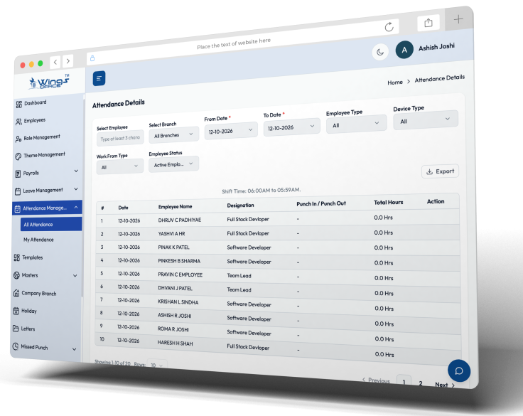 Attendance Management